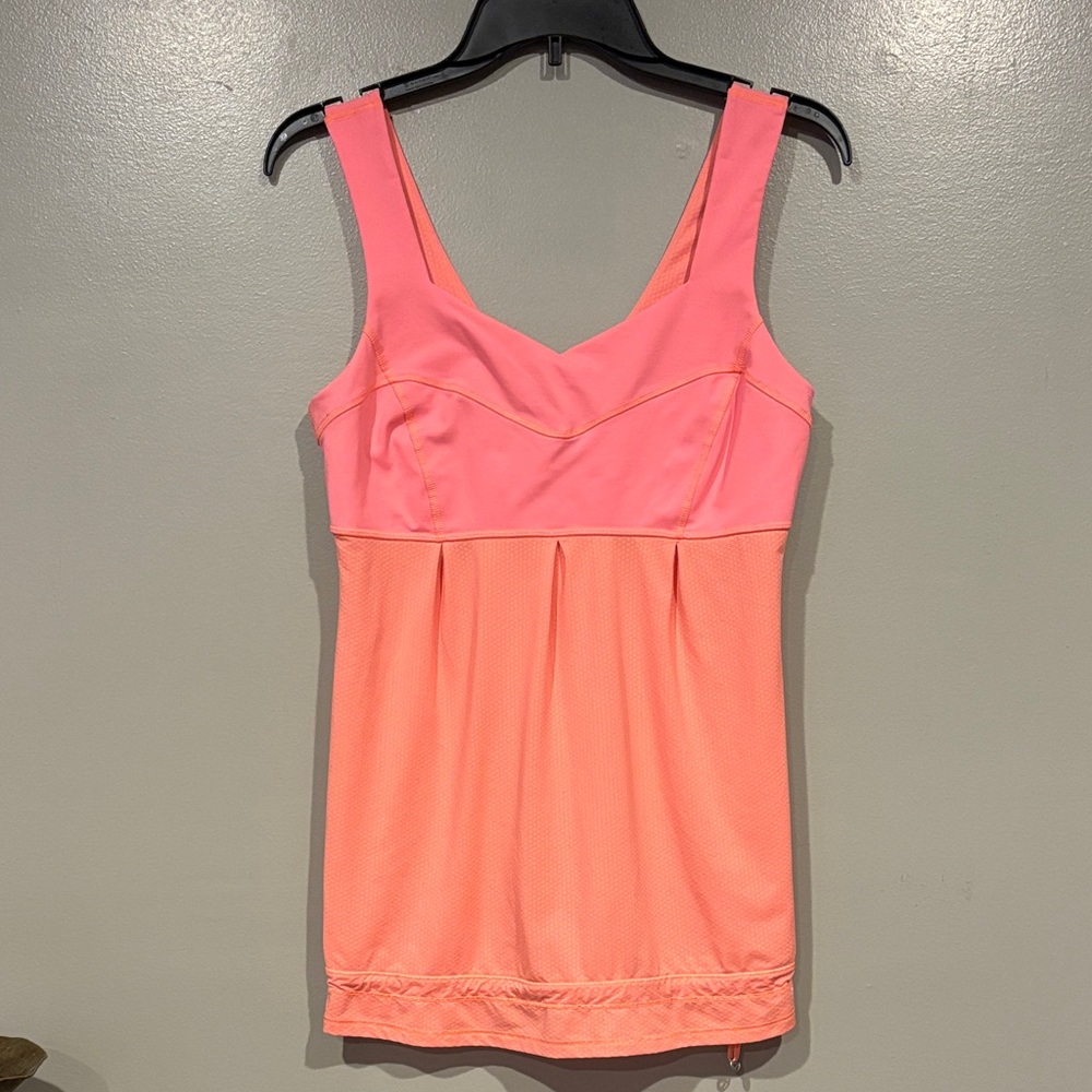 Lululemon Athletic Tank Top coral pink